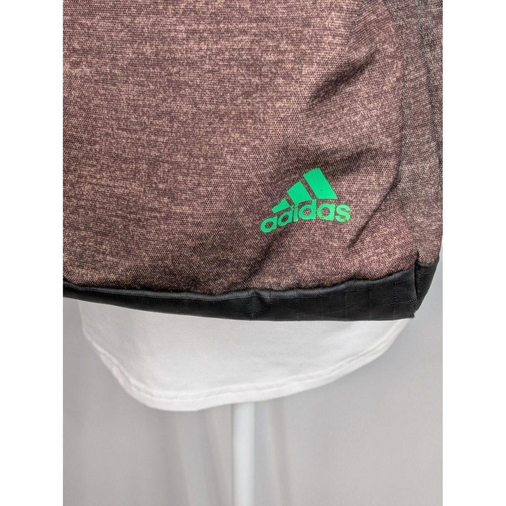 adidas Backpack Heather Burgundy Black Laptop School Travel Book Bag 20x12x8 - Picture 15 of 15